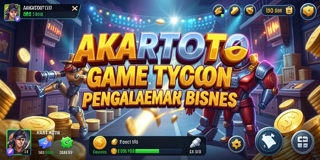Screenshot menunjukkan gameplay menarik dari AKARTOTO dengan fitur Tycoon.