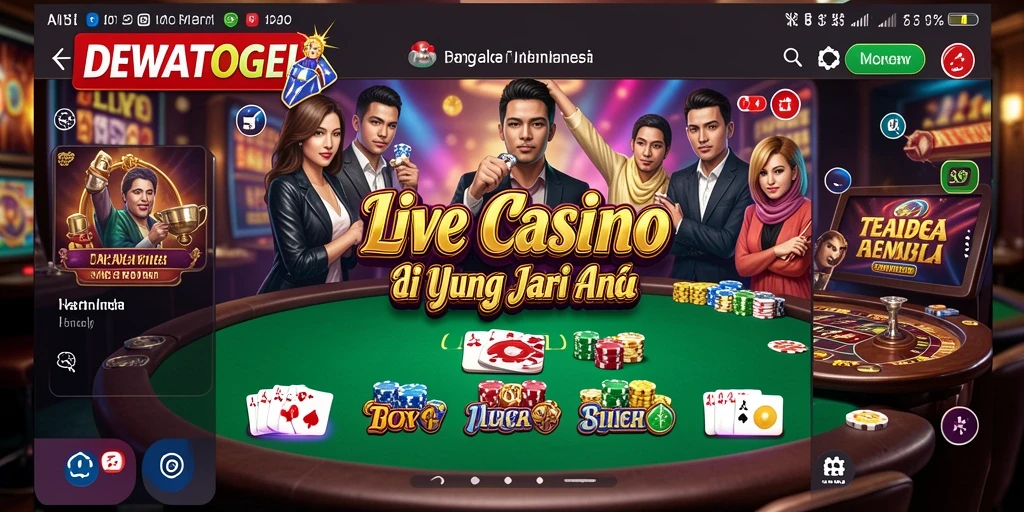 Tampilan gameplay DEWATOGEL yang menakjubkan dan menarik.