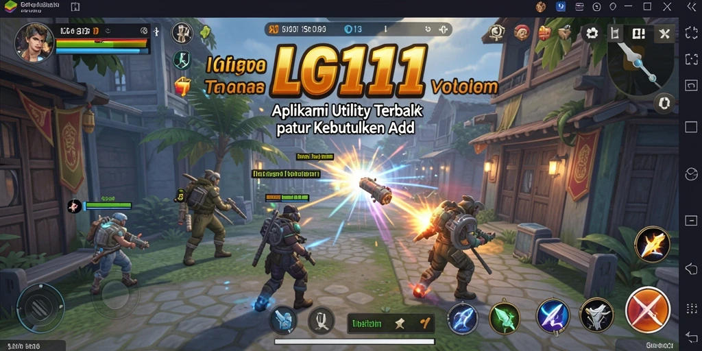 Tampilan antarmuka LG111 yang modern dan intuitif.