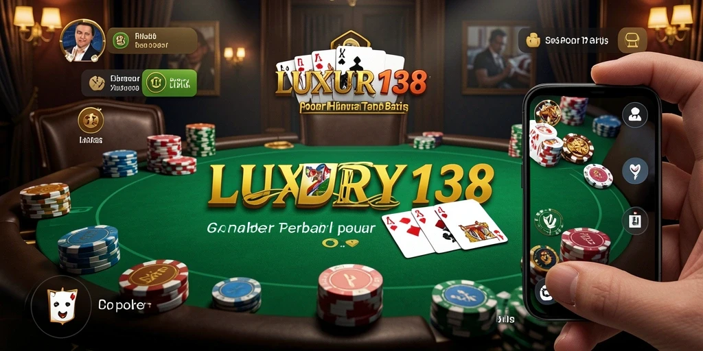 Tampilan gameplay LUXURY138 yang menarik dalam permainan Poker.