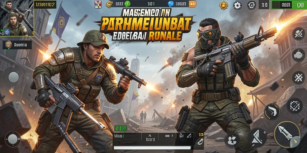 Tangkapan layar gameplay seru di MASBRO12 Battle Royale.
